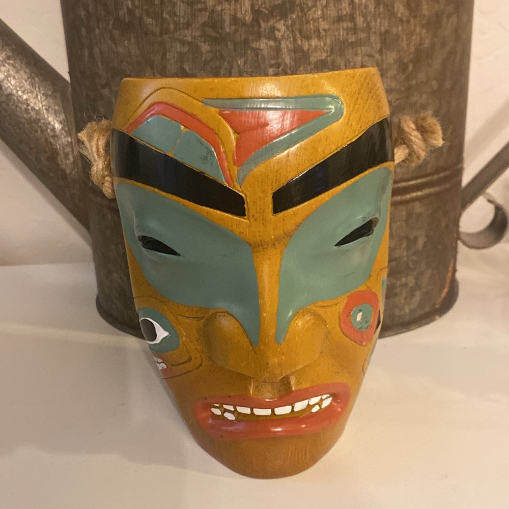 Haida Shaman or Warrior Mask Handcrafted in Canada